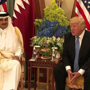 امیر قطر دعوت ترامپ را رد کرد