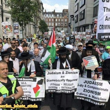 راهپیمایی روز قدس در لندن امروز برگزار شد