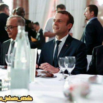 امانوئل مکرون، رئیس جمهور فرانسه، دیشب در مراسم افطار شورای مسلمانان فرانسه شرکت کرد
