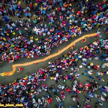 عکس روز نشنال جئوگرافیک، رقص اژدها – ویتنام