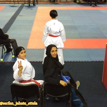 حدیث جمال، دخترشانزده ساله کاراته ایران