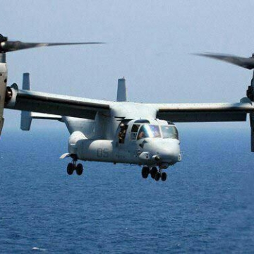 بالگرد MV-22 آمریکا در آب های ساحل شرقی استرالیا سقوط کرد