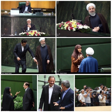 جلسه رای اعتماد به وزرای پیشنهادی دولت دوازدهم