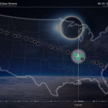 ناسا وب‌سایتی طراحی کرده که بشه خورشیدگرفتگی در آمریکا رو زنده تماشا کرد
