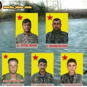 واین تصاویرچیزی که هر روزدررسانه های کردی سوریه تکرار میشه
