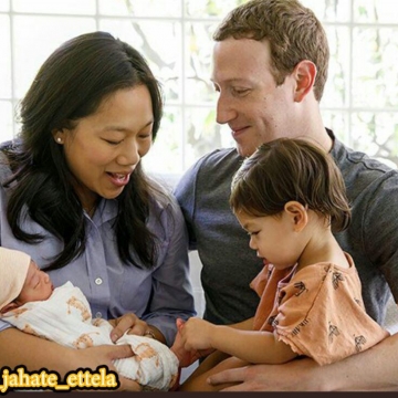 مارک زاکربرگ٬مدیرعامل فیسبوک اولین عکس از دختر دومش «آگوست» را منتشر کرد