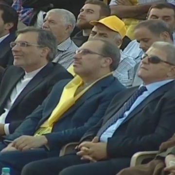 حضور جابری انصاری، معاون وزیر امور خارجه کشورمان در مراسم جشن پاکسازی شرق لبنان از وجود تروریست‌ها