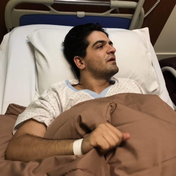 سینا شعبانخانی در بیمارستان بستری شد