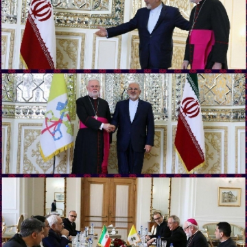 سفر وزیر خارجه واتیکان (پل گالاگر ) به تهران و دیدار با ظریف