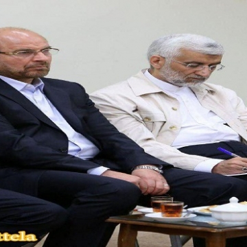 قالیباف ، احمدی نژاد، جلیلی و دانش جعفری در دیدار اعضای مجمع تشخیص مصلحت نظام با مقام معظه رهبری