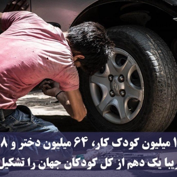 ۴۰ میلیون مورد بردگی مدرن و ۱۵۲ میلیون کودک کار در سراسر جهان