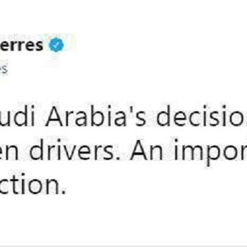 استقبال دبير كل سازمان ملل از تصميم عربستان براي صدور مجوز رانندگي زنان