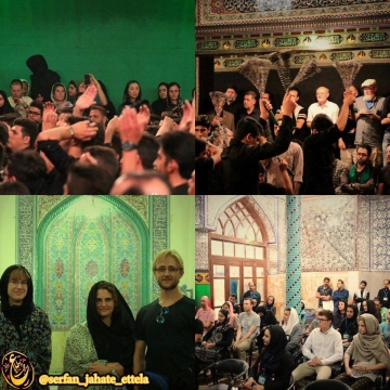 گردشگران خارجي در مراسم عزاداري امام حسين (ع) در یزد