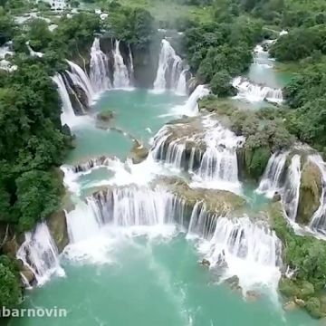 تصاویر هوایی از آبشار های بانگیوک-دیتاین