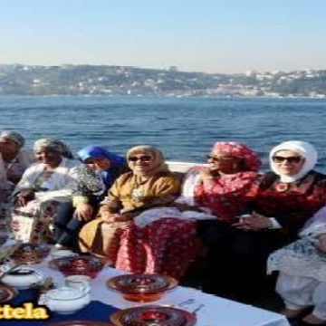 همسر دکتر جهانگیری و دیگر مقامات اجلاس دی-۸ در ضیافت ناهار همسر اردوغان