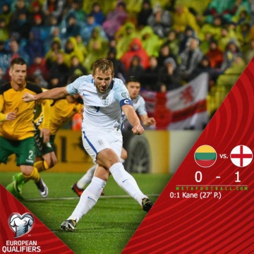 انگلستان در بازی تشریفاتی لیتوانی را شکست داد.
