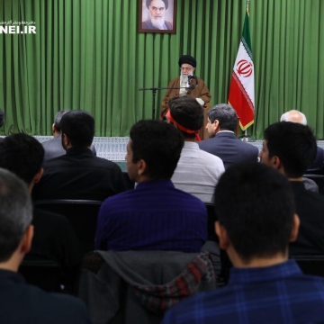 دیدار جمعی از دانشجویان نخبه با رهبرانقلاب