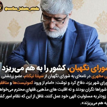 نایب رییس مجلس در نامه‌ای به فقهای شورای نگهبان