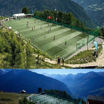 استادیوم”هیتزفلد” در سوئیس یکی ازخاص ترین ورزشگاه های جهان