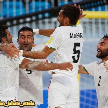 پیروزی پر گل تیم ملی فوتبال ساحلی برابر پاراگوئه