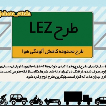اجرای طرح (LEZ) برای کاهش آلودگی هوای پایتخت