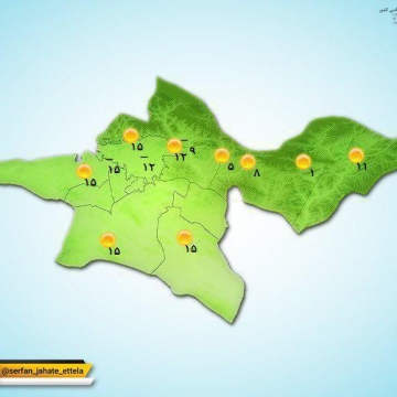 استان تهران باز هم سردتر می شود