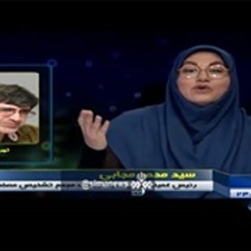واکنش مجری گفتگوی ویژه خبری شبکه دو هنگام زلزله