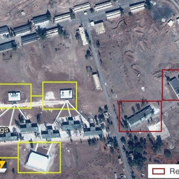 اسراییل یک پایگاه نظامی ایران را در نزدیکی دمشق بمباران کرد