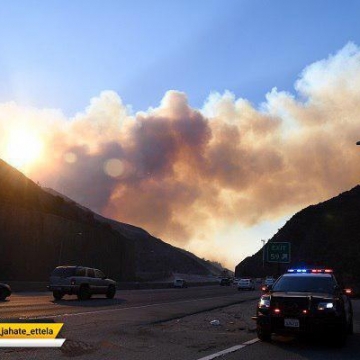 آتش‌سوزی بزرگ کالیفرنیا به سمت شهرهای زیبای ساحلی پیش می‌رود.