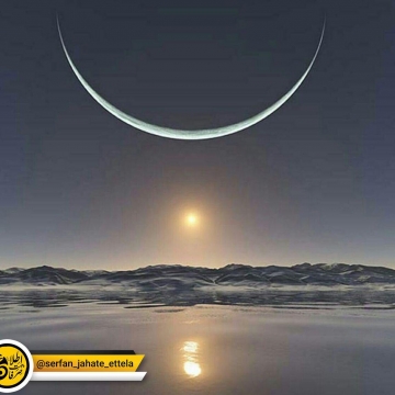 طلوع زیبای آفتاب در قطب شمال