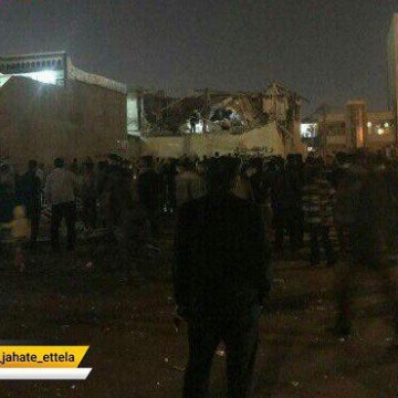 انفجار گاز در کوی نبوت اهواز باعث تخریب یک خانه مسکونی شد