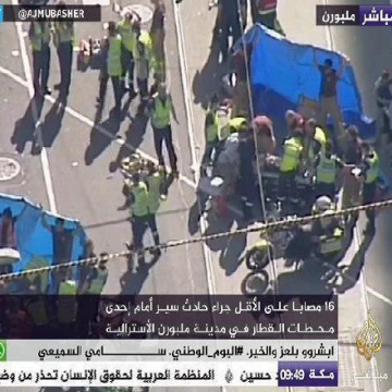 ۱۶ زخمي در حمله با خودرو به عابران پياده در ملبورن