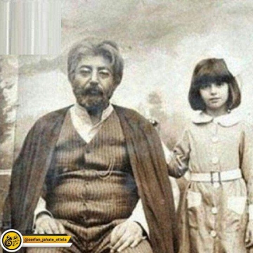 لیلا حاتمی در کنار جمشید مشایخی در نمایی از فیلم سینمایی کمال الملک سال ۱۳۶۲