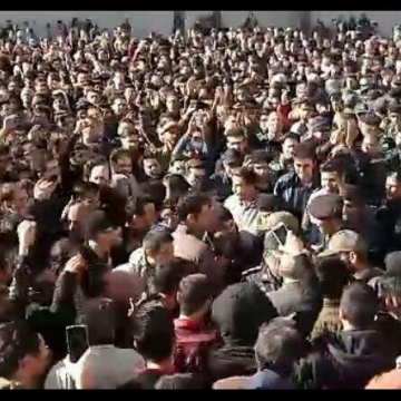 تصویر اعتراض امروز مردم مشهد