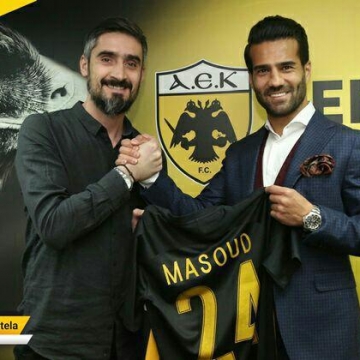 مسعود شجاعی با AEK یونان قرارداد امضا کرد