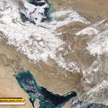 عکس ناسا از آسمان ایران