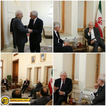 وزیر امور خارجه اسبق انگلستان با دکتر محمد جواد ظریف دیدار و گفت و گو کرد