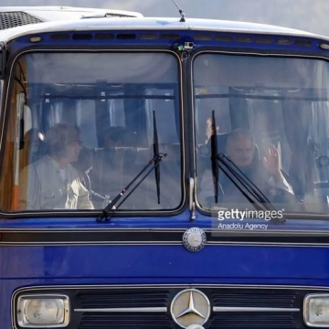 رانندگی نخست‌ وزیر ترکیه با اتوبوس