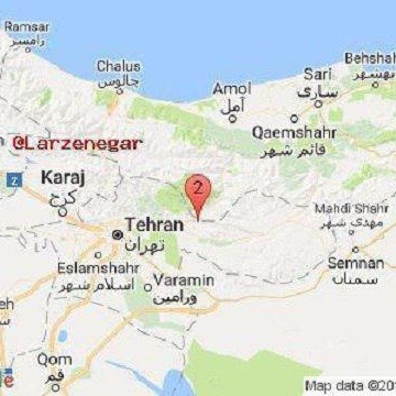 زمین‌ لرزه‌ ای در عمق ۸ کیلومتری زمین دماوند تهران را لرزاند