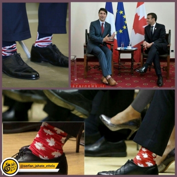 جورابهای نخست وزیرکانادا که برای همه سوال بودو باعث شگفتی همه شدمعلوم شد