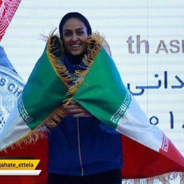 سپیده توکلی در پنجگانه رقابت‌های دوومیدانی مدال طلا گرفت