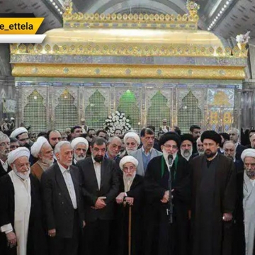 دیدار امروز اعضای مجمع تشخیص مصلحت نظام از حرم امام