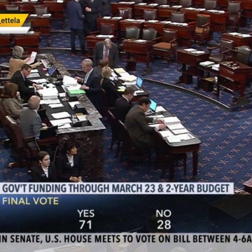 مجلس سنای آمریکا طرح بودجه موقت ۲ ساله‌ای را برای خروج دولت از تعطیلی تصویب کرد.