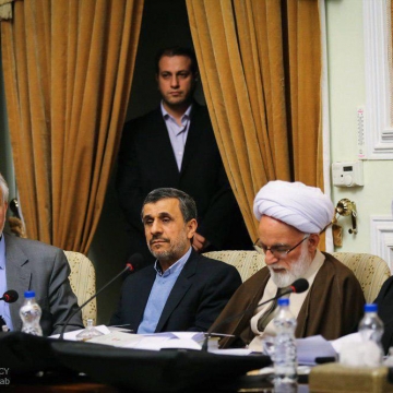 حضور احمدی نژاد در جلسه امروز مجمع تشخیص مصلحت نظام
