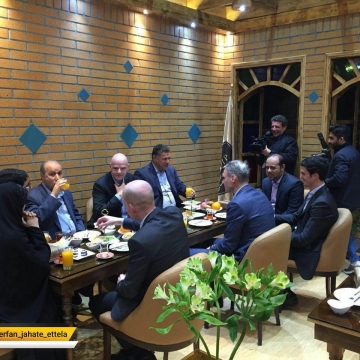 رئیس فیفا در تهران
