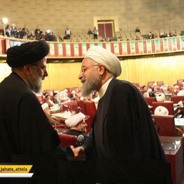 دیدار رئیسی با روحانی در حاشیه چهارمین نشست مجلس خبرگان رهبری