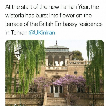 اين عكس را نيكلاس هاپتون سفير انگليس در تهران انداخته