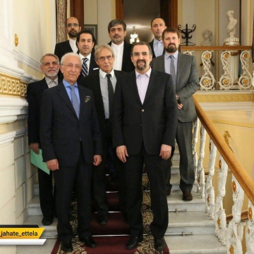حضور پروفسور مجید سمیعی در سفارت ايران و دیدار با سفیر ایران در روسیه