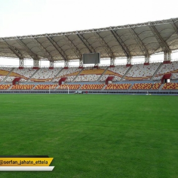 نمایی از ورزشگاه اختصاصی باشگاه فولاد خوزستان