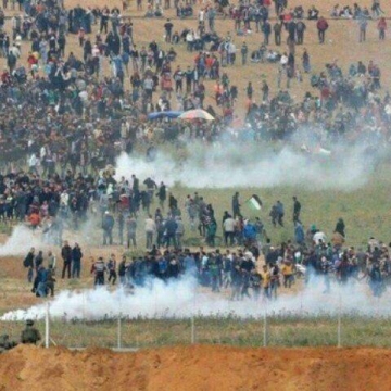 ۴۹ فلسطینی در دومین روز درگیری در غزه زخمی شدند